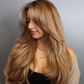 Face-Framing Layers long Length Haircuts